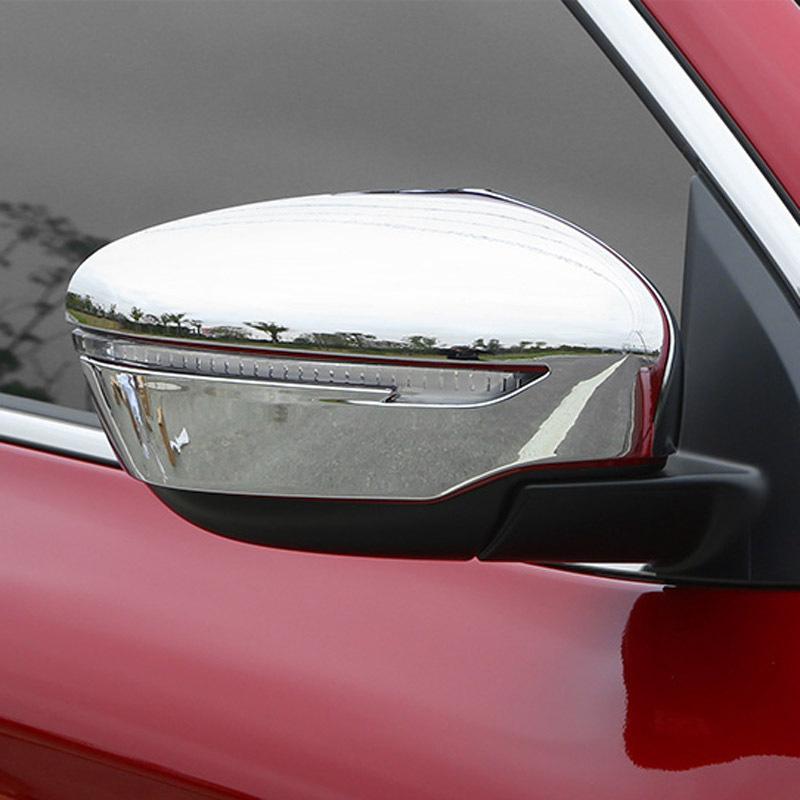 For Nissan Serena E-power C27 2017- Car Accessories ABS Chrome/Carbon Mirror Cover Mirror Cover Side Mirror Rain Eyebrow
