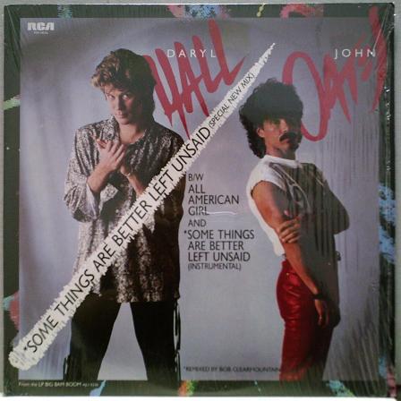 12-дюймовая пластинка DARYL HALL  JOHN OATES - Some Things Are Better Left Unsaid PW14036 RCA 1984 США Рок Б/у