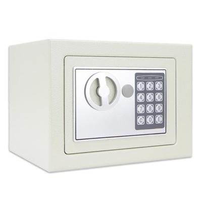 Nicheez Mini Safe Numeric Keypad Electronic Lock Home Security Security Emergency Key Included Japanese Instruction Manual (White)