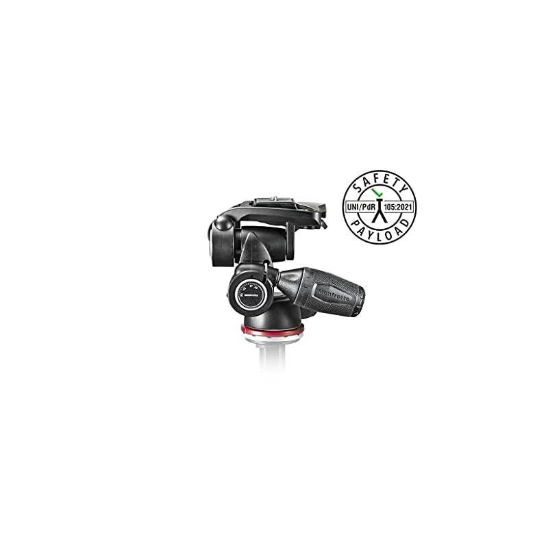 Manfrotto Basic 3-Way Pan Head 804 Adapt with Quick Release Plate (MH804-3W)