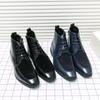 Men’s Motorcycle Boots  Dress Half Boots Leather Ankle Boots Tuxedo Wedding Blazers Saddle Shoes Over Sized