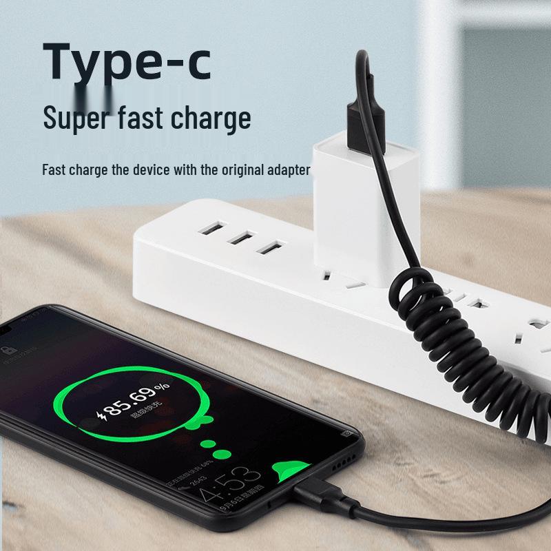 Dual Type-C 120W Super Fast Charging Cable for Apple & Huawei - 6A Flash Charge Compatible
