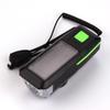 Multifunctional USB Rechargeable Solar Bicycle Headlight & Speaker