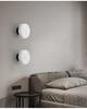 Mid-Century Modern Spanish Alabaster Wall Lamp: Nordic Style for Living Room or Bedroom