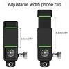 Bicycle Motorcycle Phone Holder Adjustable Anti Slip Silicone Rotatable Waterproof Universal Phone Stand