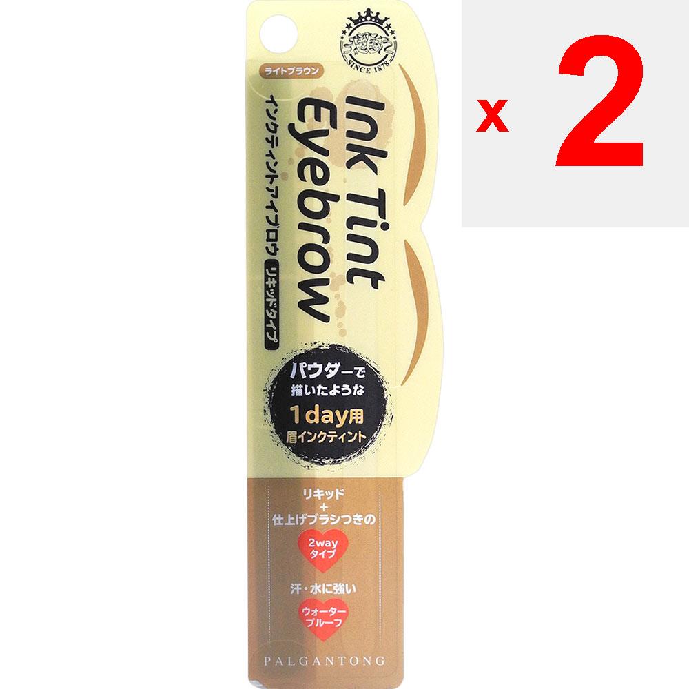 Palganton Ink Tinted Eyebrow IB10 Hellbraun 1ml Augen Make-up Augenbrauen (1) Zeichnen Sie mit der TINTEN-Seite des Pinsels von der Mitte der Augenbraue bis zum