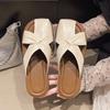 Women's Summer Bag Head Sandals Lazy One-pedal Flat-bottomed French Temperament Slippers