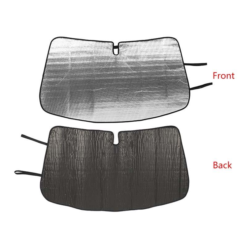 

Car Front Windshield Sunshade Window Shade Foldable Sun Visor Cover Fit For Dodge Charger 2011 Up Car Accessories,1 pc чёрный