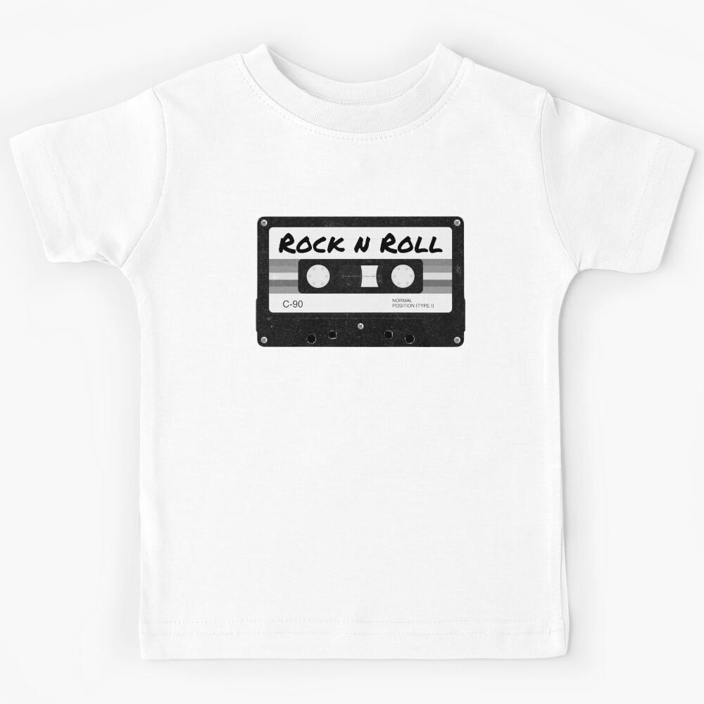 Retro 80s Music Rock n Roll Mixtape Kids T-Shirt 140