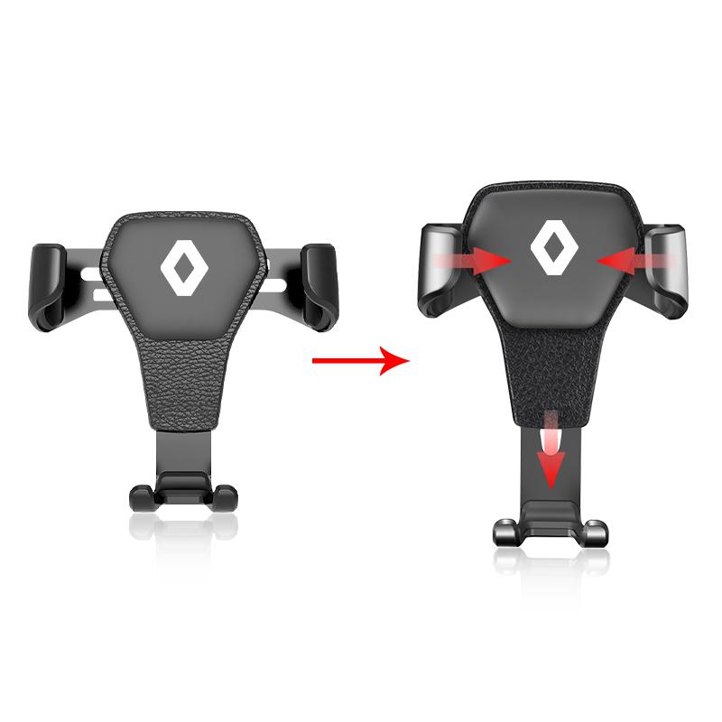 1Pcs Car Phone Holder Vent Bracket GPS Navigation Mobile For Renault Dacia Megane 2 3 Duster Logan Clio 4 Scenic 2 Captur
