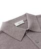 VERNO 26Ss Waffle Polo Knit Dove Gray