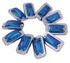 LED 24V Square Side Marker Lamp, Set of 10 Open Front Glass Lens Lights