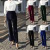 Europäische & Amerikanische Patchwork Gold Samt High-Waist Schlaghosen für Damen - Frühjahr/Herbst Kollektion 2023