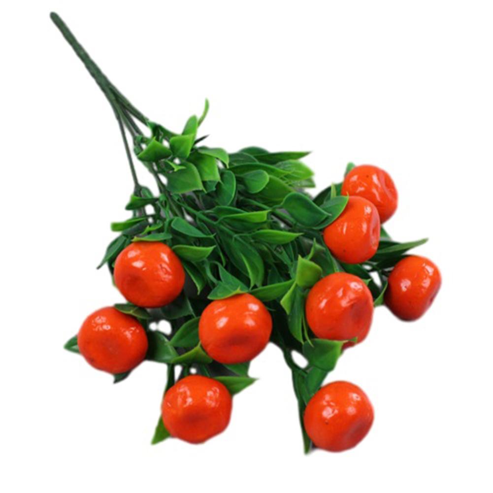 Artificial Fruits Branches Foam Orange Pomegranateapples Dates Strawberries Fruit Model Ornament Photo Props Home Decoration