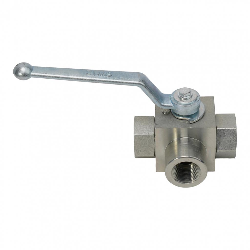 500 Bar Ball Valve Carbon Steel Hard Seal Convenient