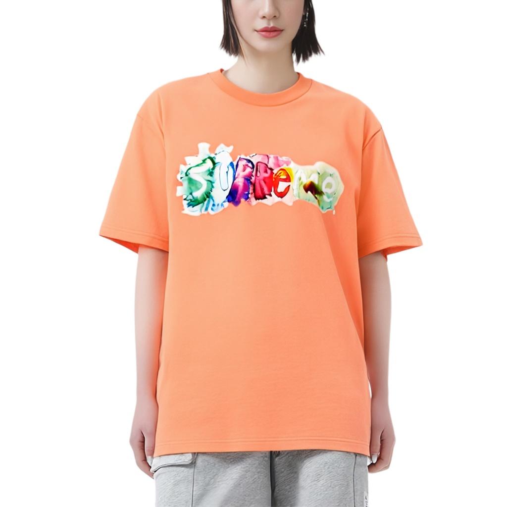Supreme Watercolor T-Shirt 'Black' Men's SUP-SS23-004