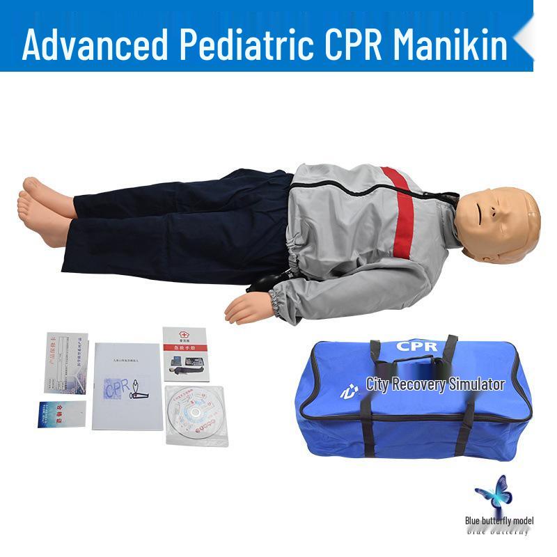 Advanced Pediatric CPR Simulator Model CPR170: Medical Emergency First Aid Manikin