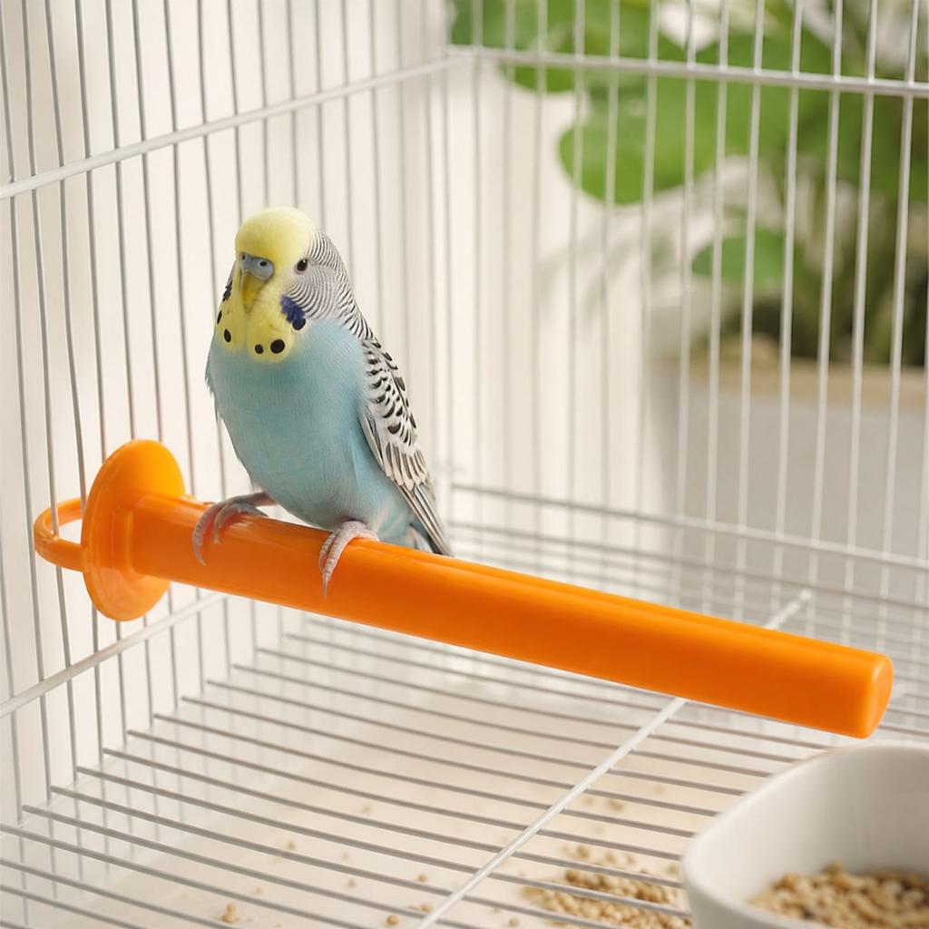 Plastic Bird with Nail Grinding Surface for Pet Birds