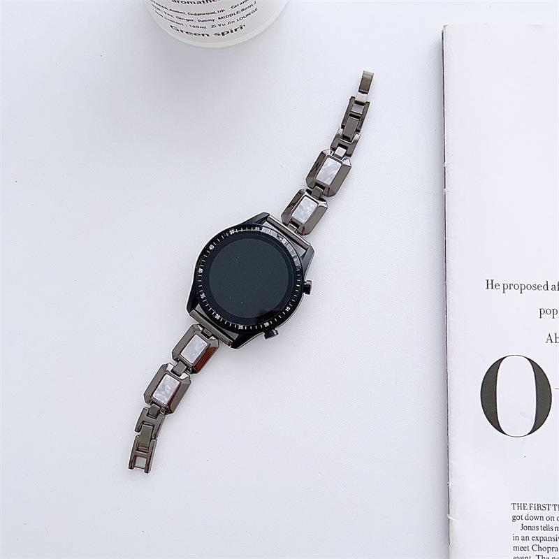 Cinturino in Acciaio Inossidabile da 20mm Cassa con Diamanti Per Samsung Galaxy watch 7 6 5 pro/4-6 classic 46/42mm/Active 2 cinturino per orologio