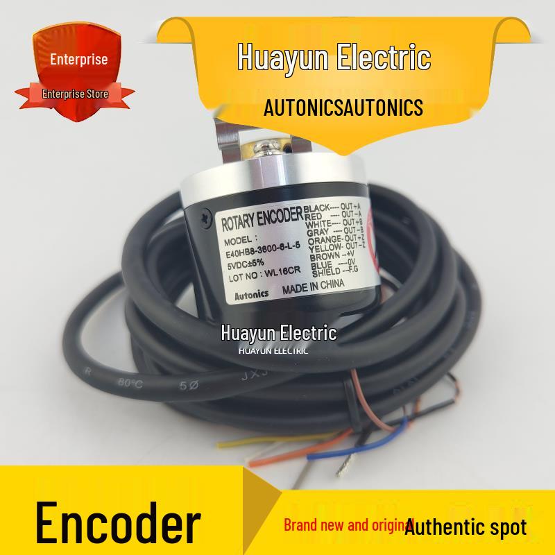 Autonics E40HB8-3600-6-L-5 Incremental Encoder - Original and Genuine E40HB8-3600-6-L-5