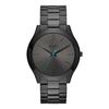 BUREI Analog Quarz Einfach für Uhr Herrenuhr, Design, Wasserdicht, Schwarz, Beliebt, Stilvoll, Herren, Business, Freizeit, Herren (Blaue Zeiger)
