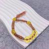 Handmade Gold and Copper Wrap-around Bracelet with Five Emperor Coins