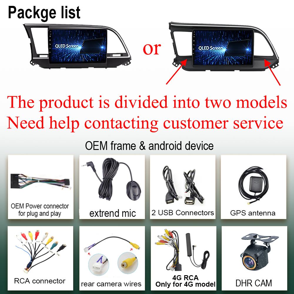 Carplay Android 14 Car Android For Hyundai Elantra 6 2015- 2020 Car Multimedia Player Touch Screen GPS Navigation No 2din DVD