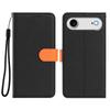 For iPhone Air Leather Case Detachable Wallet Magnetic Phone Cover with Hand Strap