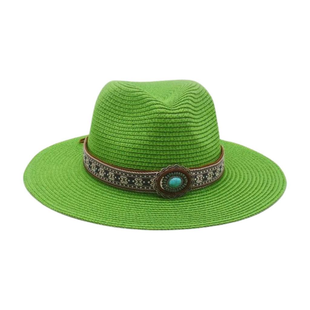 Simple French Haute Sense Men And Women Travel Beach Sunscreen Sun Hat Famous Style Straw Hat