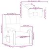 Massage Recliner Chair Black Microfiber Fabric