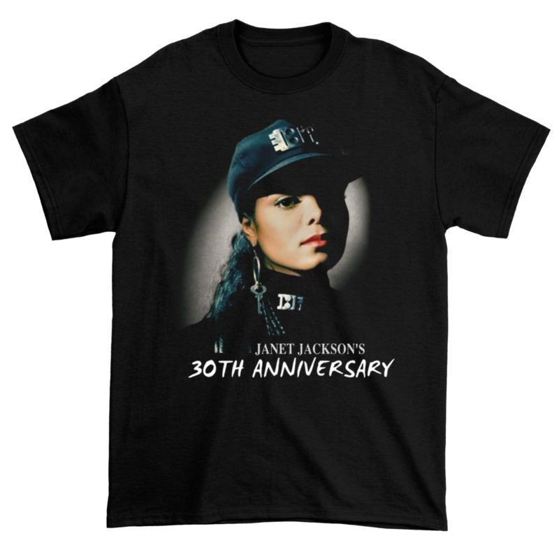 

Janet Jackson 30th Anniversary Black Unisex Full Size Shirt Unisex T-Shirt L