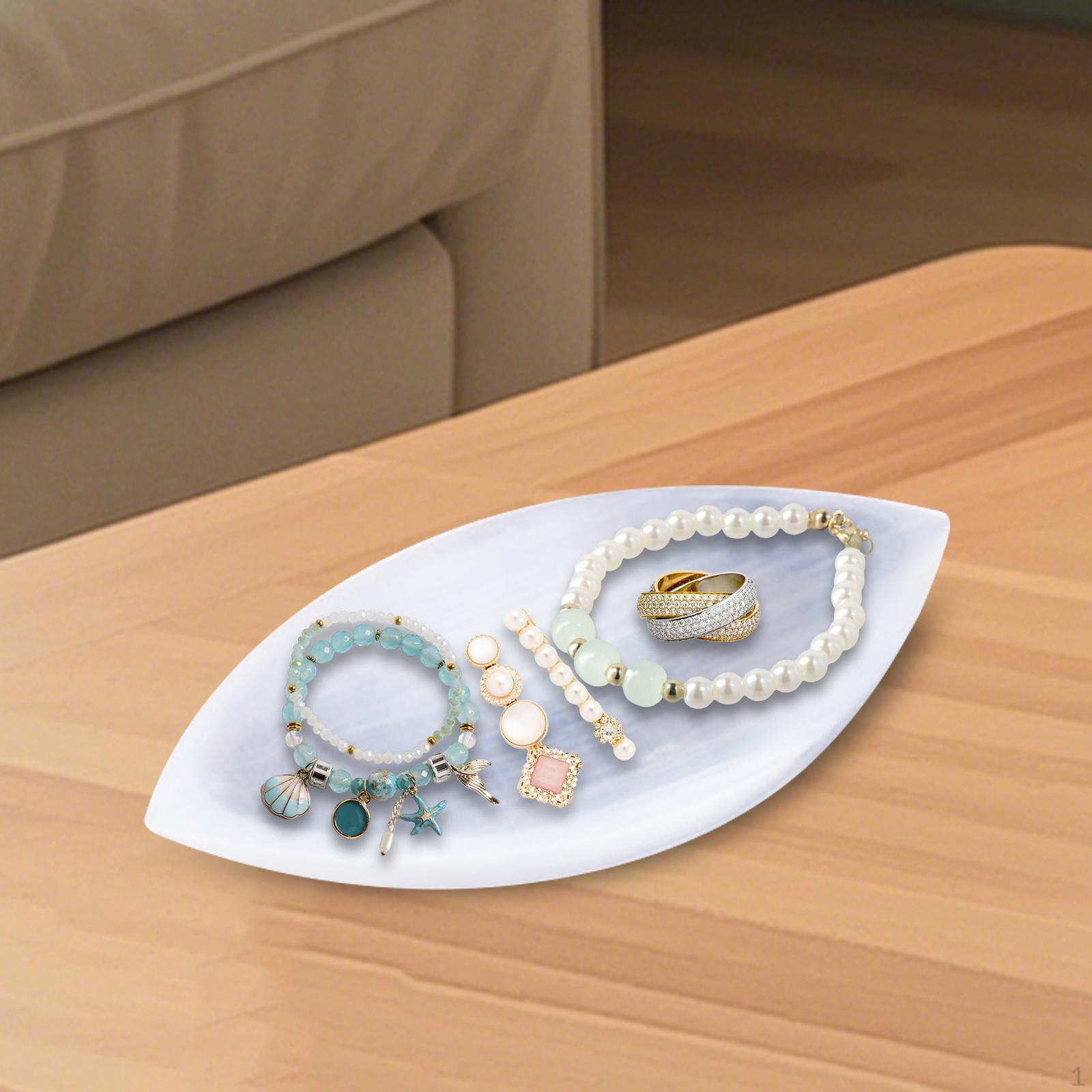 

Селенитовый хрустальный шар дисплей простой орнамент настольный центральный элемент тарелка для хранения органайзер для ювелирных изделий 9cm