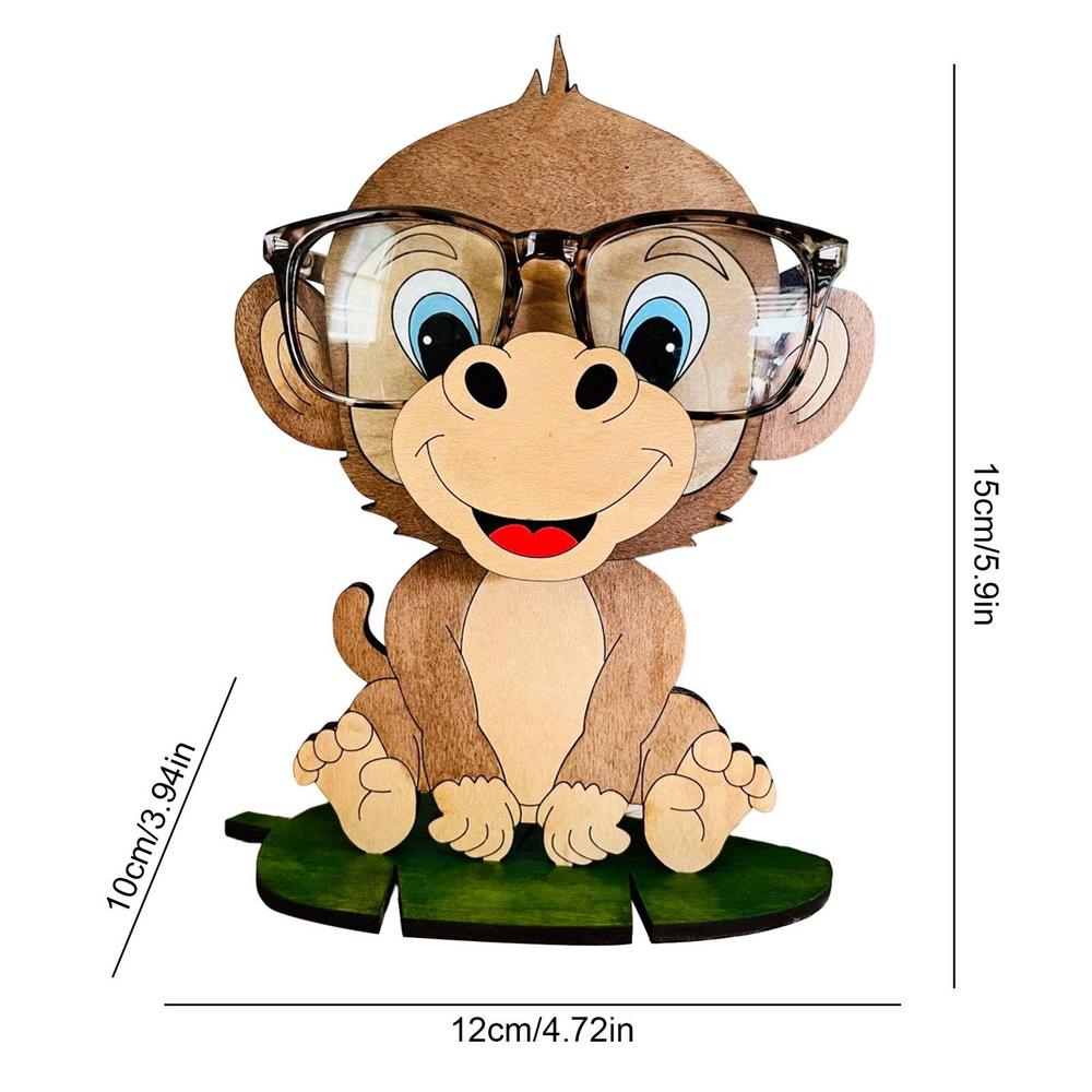 

Держатель для очков в виде животных, подставка для очков, ручная работа, 3D-деревянный резной держатель для очков, симпатичная подставка для солнцезащитных очков для стола