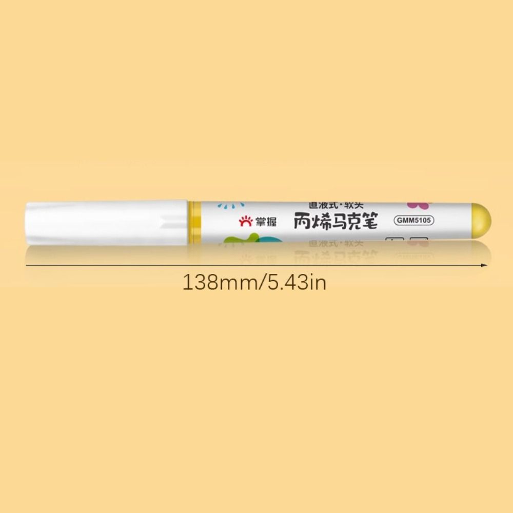 Soft Tip Acrylic Marker Straight Liquid Art Watercolor Pen Professional Colour Pen  Graffiti