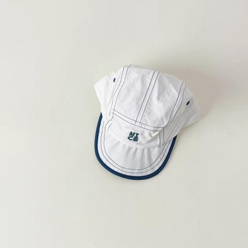 Korean Style Fashion Quick Dry Kids Baseball Cap Summer Peaked Cap Outdoor Letter Embroidered Sun Hat Kids Accessories Children
