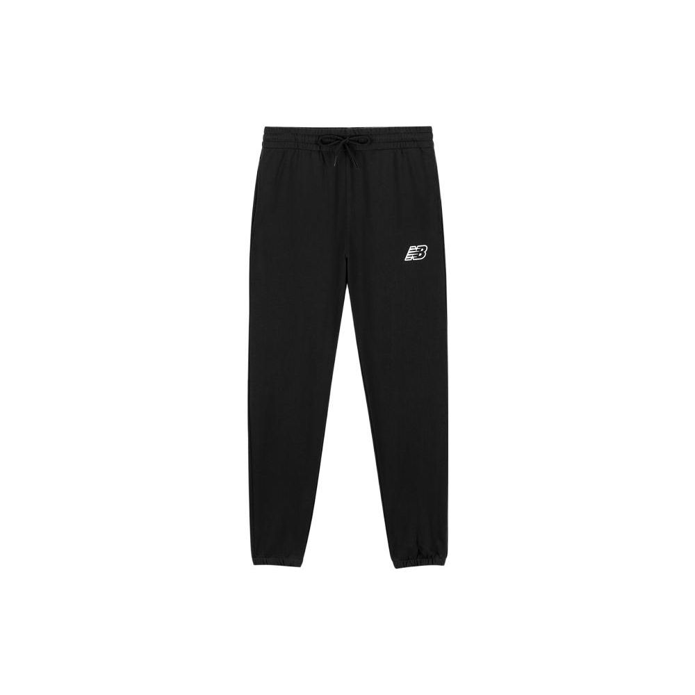 

Мужские однотонные джоггеры New Balance на шнурке, черные MP33527-BK