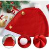 4pcs Santa Hat Car Headrest Covers - Festive & Universal Fit for Most Cars, Soft Cute Seat Protectors with Easy Installation