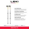 Leki Cross Trail 3 TA Aluminum Adjustable Lightweight Walking Poles for Trekking Hiking & - Black-Blue-Anthracite - 110-135cm