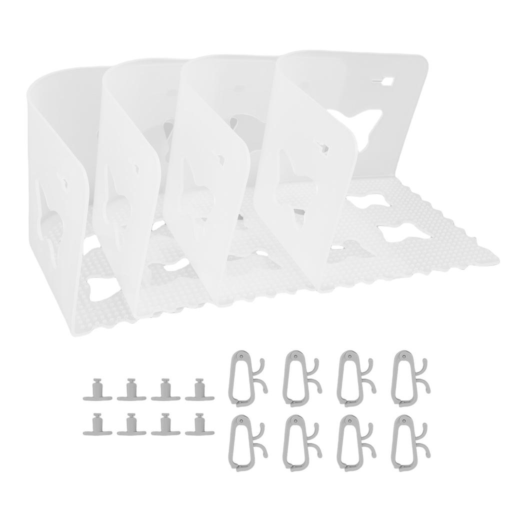 4Pcs Bed Sheet Holders Anti Slip Plastic Corner Fitted Sheet Straps Holders Fasteners with Lock Keep Sheets Firm Tight