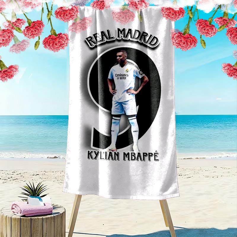 Lionel Messi: Asciugamano da spiaggia Legend Field Asciugamano da spiaggia per foto di vacanza morbido per nuoto asciugatura rapida asciugamano da nuoto Asciugamano per piscina all'aperto Comfort