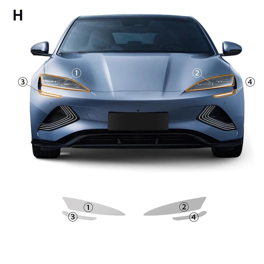 For BYD Seal EV Version 2024 Car Front Headlight Rear View Film TPU Paint Protection Film Anti-scratch Protective