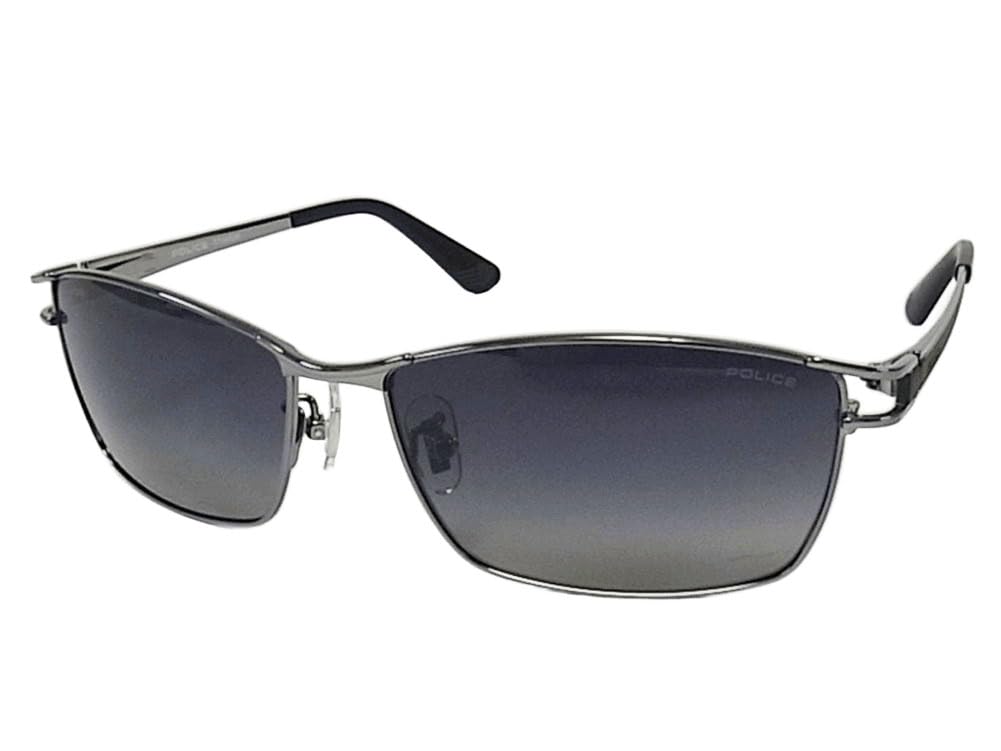 Police SPLQ02J 568P 59 Sunglasses POLICE JET Jet Polarized Lens Titanium Men's Women's