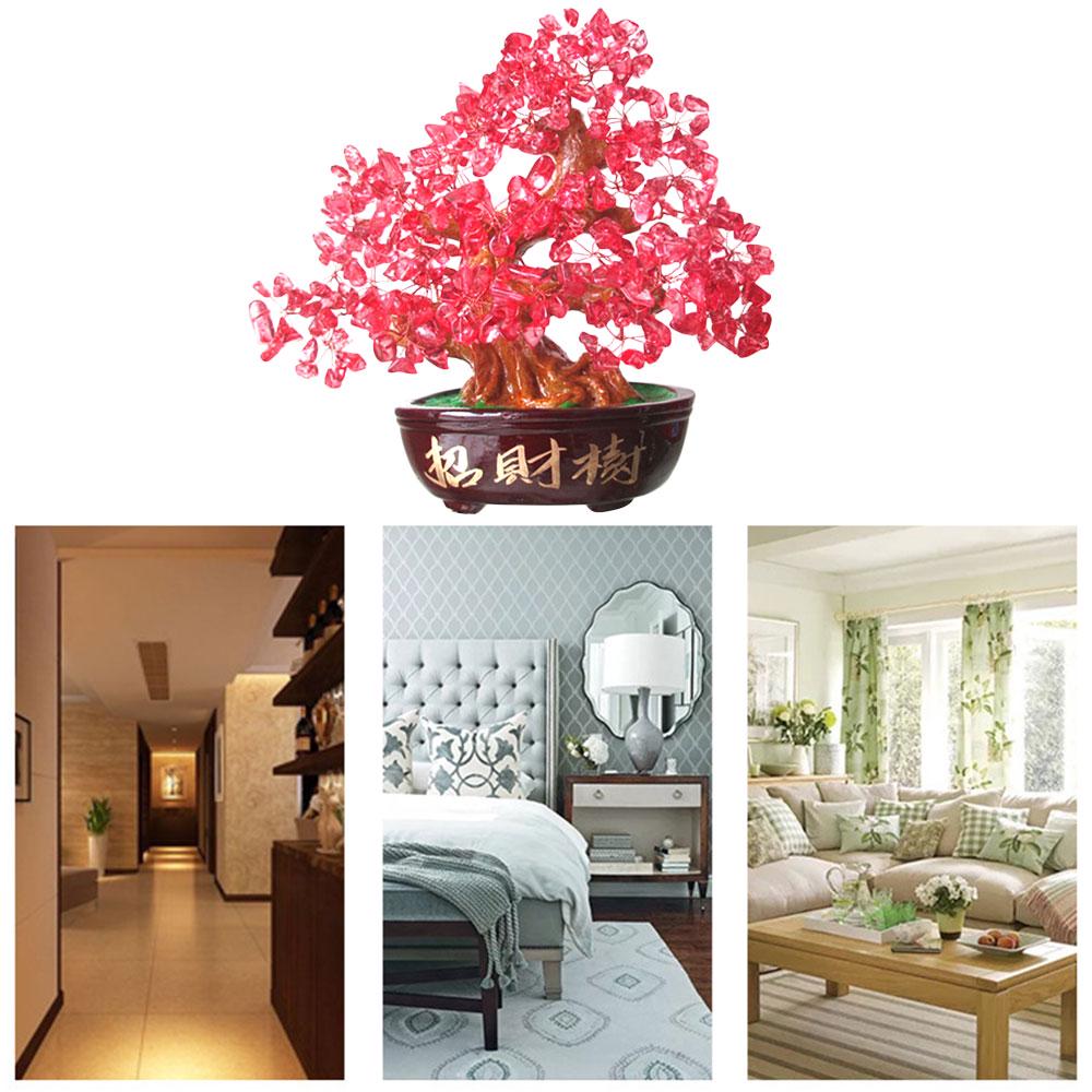 Decorative Tree Beautiful Bonsai Money Tree Decoration Ornament for Wealth and Luck for Home