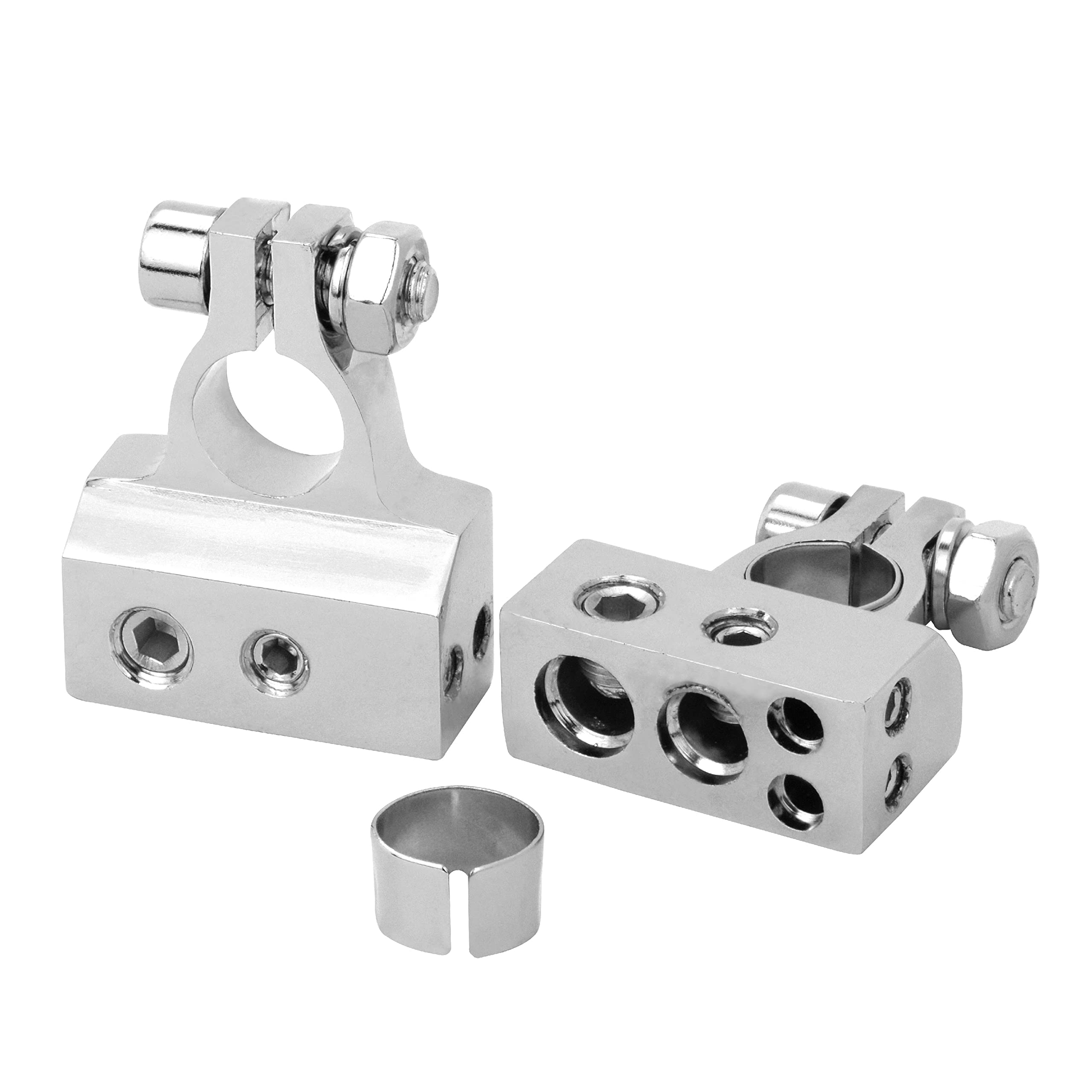 

2 x Conext Link BTZ1-2 Terminal Positive Negative 8 4 2 1/0 Gauge срібний