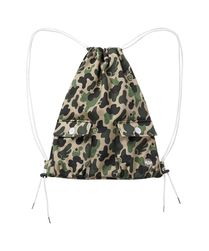 Venhit Angel Camo Gym Sack_Green