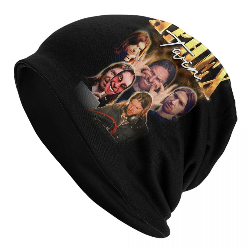 Electronic Music Aphex Twin Beanies Caps For Unisex Women Unisex Winter Warm Knitting Hat Adult British Composer Bonnet Hats