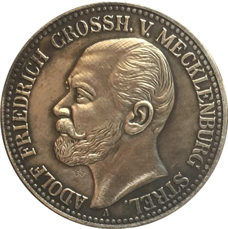 

Немецкие памятные коллекционные сувенирные серебряные монеты 1905 года