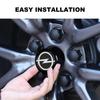 4Pcs 56MM Car Wheel Center Hub Stickers Rim Stickers Emblem For Opel Insignia Astra Antara Meriva Zafira H G Corsa