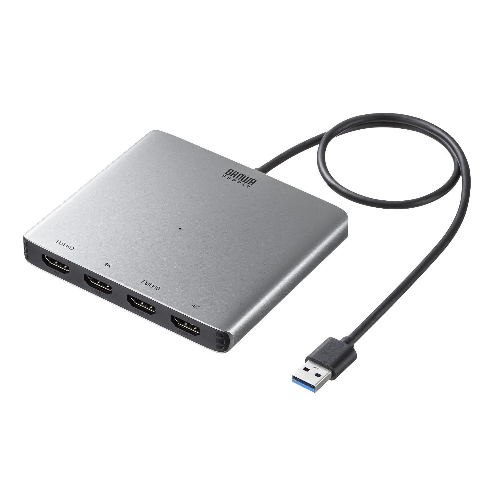 

Адаптер дисплея Sanwa Supply USB-HDMI (Совместимость с 4K/4 выхода) USB-CVU3HD7