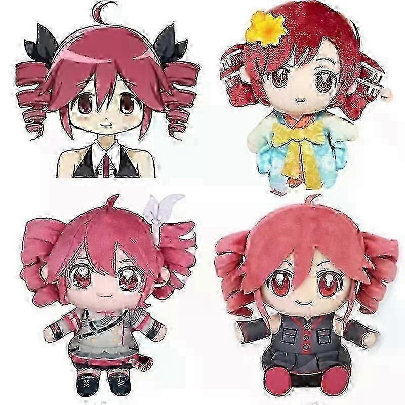 Shibingsheng 20cm Kasane Teto Plüschtier Weiche Puppe Kuscheltiere Figur Anime Cosplay Cartoon Geburtstagsgeschenk Weihnachtsgeschenk Für Fans Mädchen - DSW